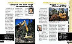 ORIGINAL 1999 CATERPILLAR HEAVY DUTY FORESTRY EQUIPMENT MAGAZINE ~ 16 PAGES