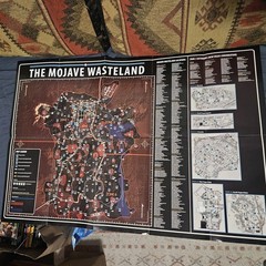 *ONLY MAP* Fallout New Vegas Official Game Guide Collector’s Edition 2010 Prima