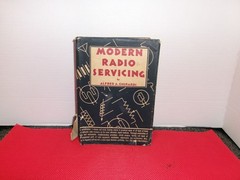 Modern Radio Servicing by Alfred A. Ghirardi 1935 w/ DJ book 1,317 pages 1st ED.