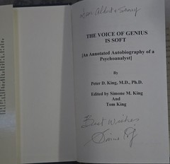 The Voice Of Genius Is Soft SIGNED Simone King 2003 HC w DJ