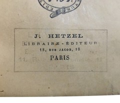 Victor Hugo 11 Vol Set Fine Leather Binding Les Miserables French Antique Books