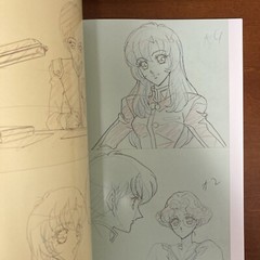 Revolutionary Girl Utena Art Book The hard core of UTENA Animation Side