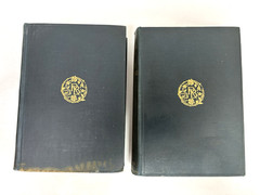 Collection of Distressed Old Books for Decoration. 22cm shelf space.