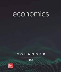 Economics – Hardcover By Colander, David C – VERY GOOD