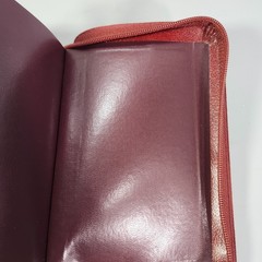St Joseph Personal Size NAB New American Bible Revised Burgundy Full Zip Cover