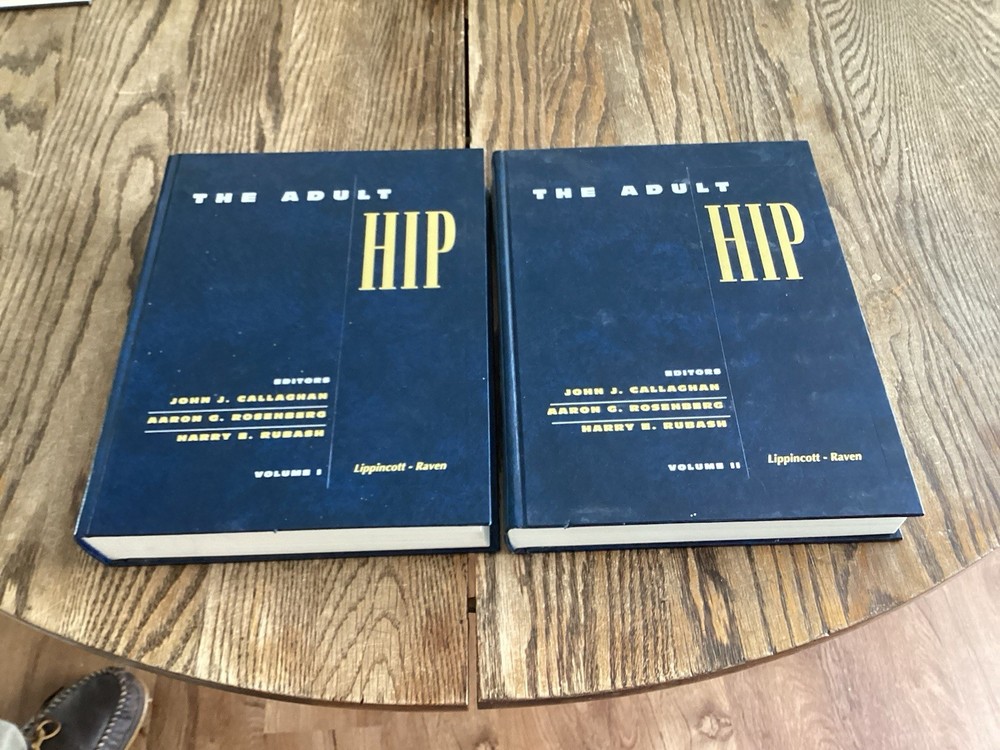 1998 Two Volume The Adult Hip Orthopedic Surgery Medicine Illustrated Fine