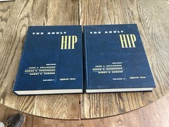 1998 Two Volume The Adult Hip Orthopedic Surgery Medicine Illustrated Fine