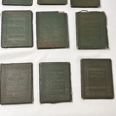 Lot of 28 Little Leather Library Books Green 1920’s Antique Vintage