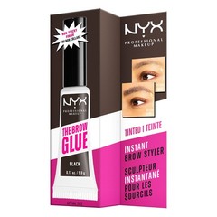 NYX PROFESSIONAL MAKEUP The Brow Glue, Extreme 1 Count (0.17 Fl Oz), 05 Black