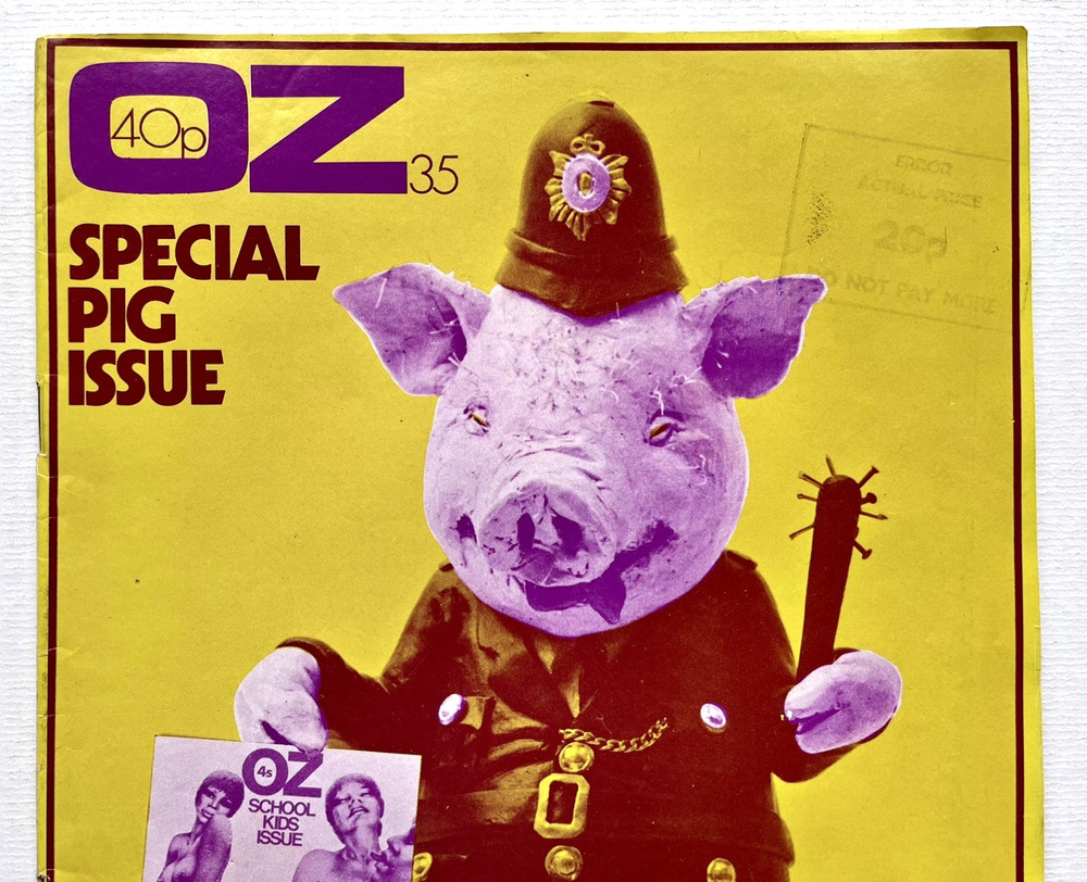 OZ MAGAZINE No.35. Yellow pig cover variant