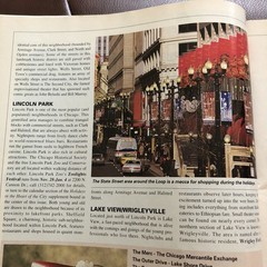 Vintage Chicago Magazine “Where” 130 Pages Shop Dine Ads Maps Booklet 1997