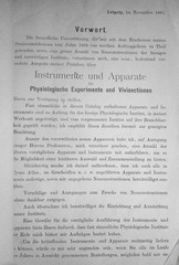 1891 Wilhelm Petzold catalog : Preis-Verzeichniss … für Präcisions-Mechanik