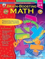 Brain-Boosting Math, Grades 3-4 (Skills for Success Series) – VERY GOOD