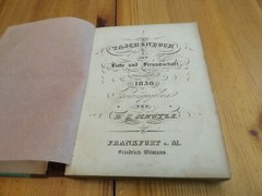 1838 Taschenbuch Der Liebre und Freundschaft by Schutze
