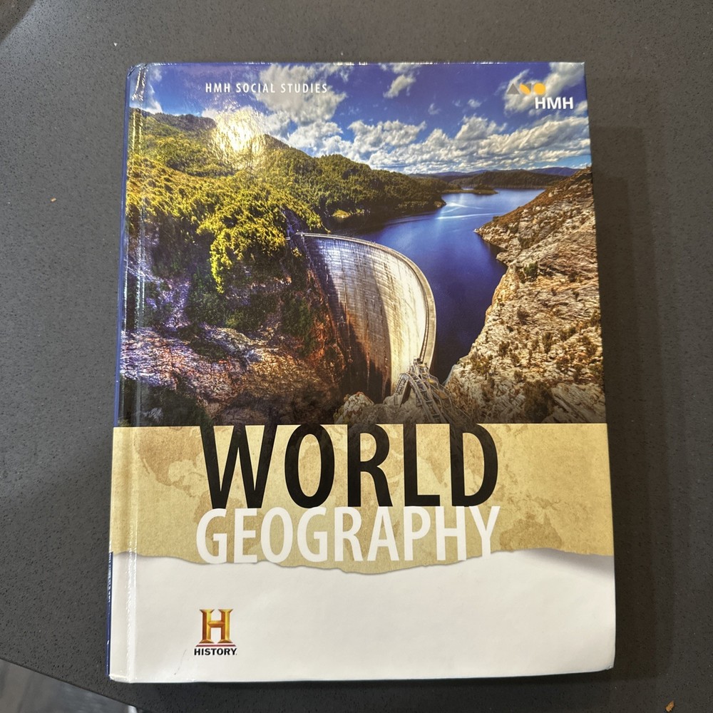 HMH MS Social Studies: World Geography: Student Edition 2019 – Hardcover – GOOD