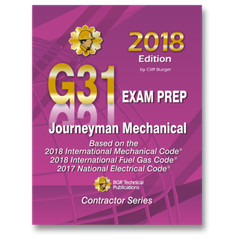 ICC G31 Journeyman Mechanical Exam 2018 Workbook Study Guide 2018 Paperback