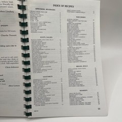 Vintage 1999 Our Best Recipes Spiral Cookbook Hammond Huskies PTA Pennsylvania