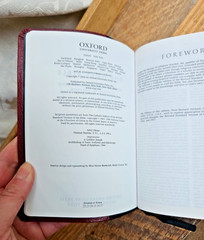 RSV Catholic Edition Bible Oxblood/Black Basket Weave Bonded Leather Oxford