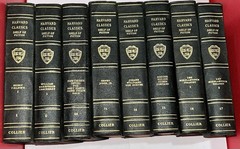 Harvard Classics Shelf of Fiction 1917 PF Collier 8 Vols Vtg Books
