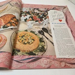Ladies Home Journal Mag Feb. 1942 40s Fashions Full Color Ads Beauty Recipes