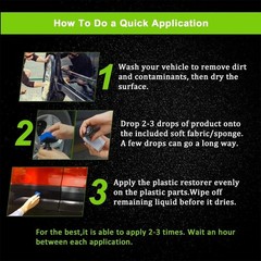 Professional Plastic Restoration – Non Greasy Formula