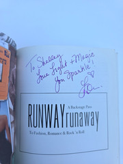 Signed Runway Runaway : A Backstage Pass to Fashion, Romance and Rock ‘n Roll