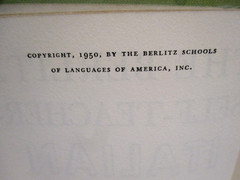 Berlitz Self-Teacher Italian, 1950 HC