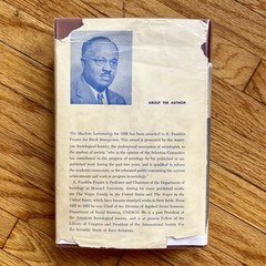 Black Bourgeoisie by E Franklin Frazier 1957 First Edition HC DJ Middle Class