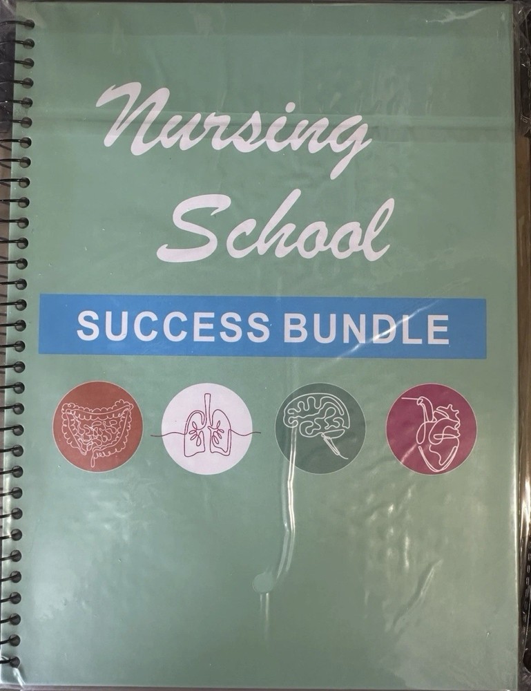 Nurse Well Versed Nursing School Success Bundle Study Guide New