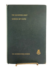 Salvation Army SONGS OF FAITH Hymnal for Congregational Singing 1971 HC book vtg