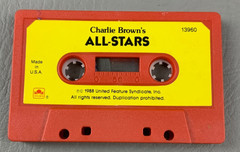 Charlie Brown’s, All-Stars Book & Cassette – Book on Tape – Golden