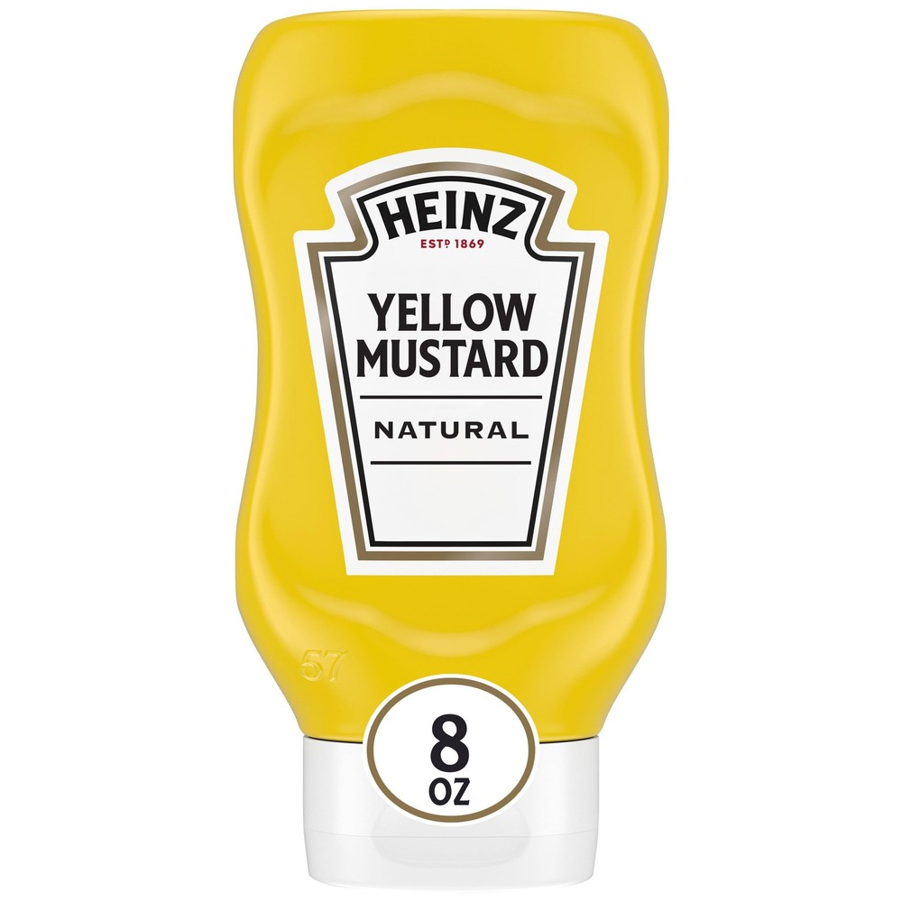 Heinz Yellow Mustard, 8 oz Bottle 8 Ounce (Pack of 1)