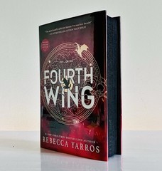 Fourth Wing Holiday Edition Rebecca Yarros SIGNED & STAMPED QUOTE First Print