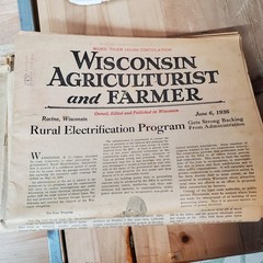 VTG Lot Of 8 Magazines/Newspapers – Wisconsin Agriculturist and Farmer 1935