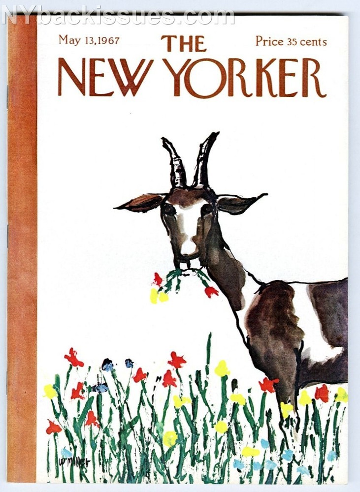 New Yorker magazine May 13 1967 GOAT Edna O’Brien Howard Moss NEAR MINT