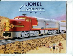 LIONEL CLASSIC 1997 MODEL TRAIN CATALOG, 24 PAGES IN COLOR, NEW BOOK 8.99