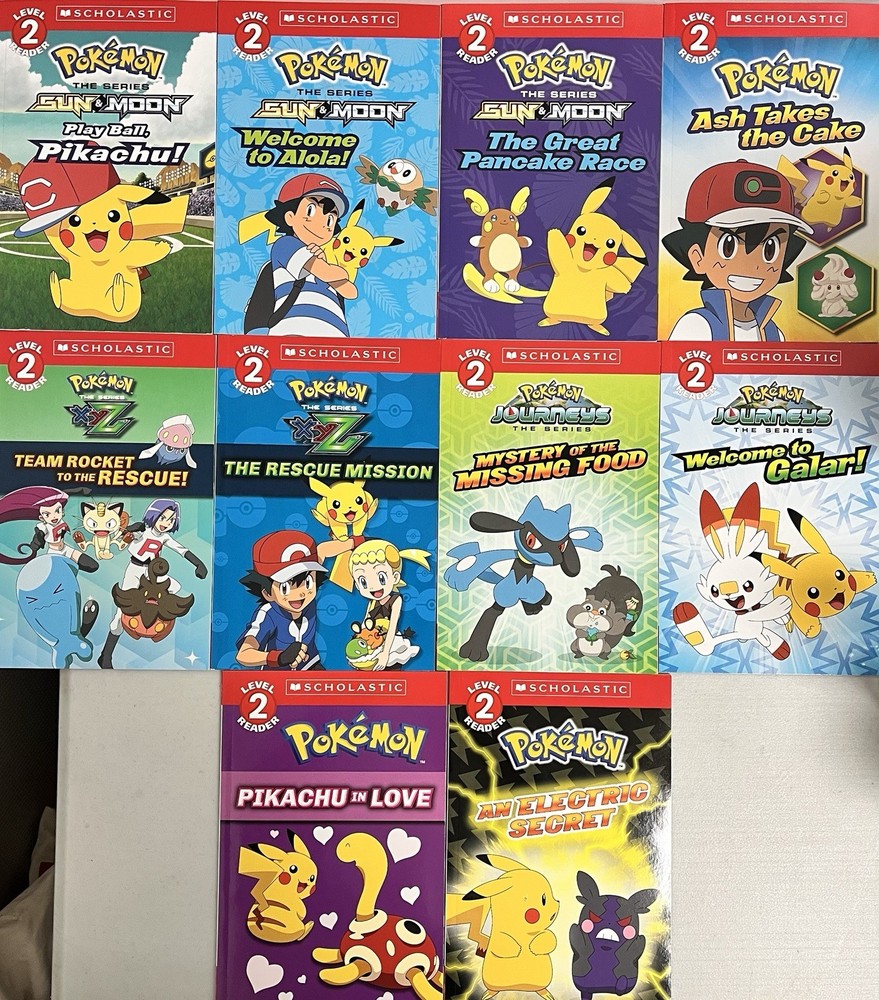 Pokemon Reader Collection 10 Level 2 Readers New No Box