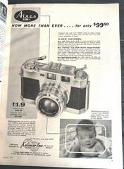 Popular Photography Magazine August 1957 35 Cents Retro Advertising Vintage