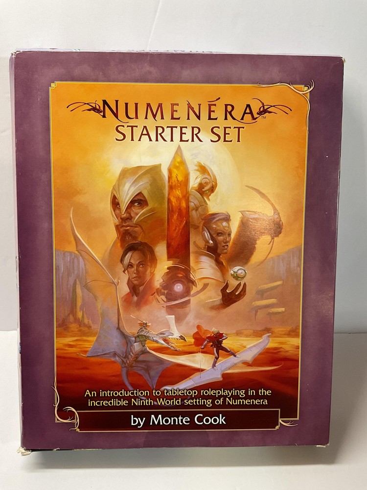 Numenera Starter Set Boxed RPG Monte Cook Games 2014 Ninth World Tabletop RPG