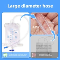 Latex Condom Catheter External Self-Sealing Set, 9 Piece 25mm/0.98inch
