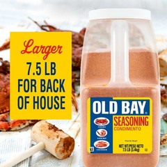 OLD BAY Seasoning, 7.5 lb – One 120 Ounce (Pack of 1), Seasoning Lbs
