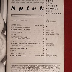 Spick Vintage Magazines Non Full Nudity issues number 151