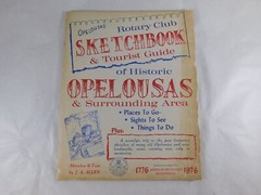 Opelousas Louisiana Sketchbook & Tourist Guide J. A. Allen Bicentennial Book