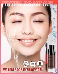 SACE LADY 3D Eyebrow Gel Long Lasting 24 0.2 Fl Oz (Pack of 1), 02 DARK BROWN