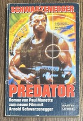 Predator Film Novelization – GERMAN LANGUAGE IMPORT – Paul Monette