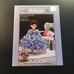 Rebecca Crochet Pattern Kathy Ballard Doll Clothing Fibre-Craft FCM242