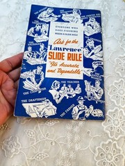 Vintage Lawrence Slide Rule Instruction Booklet