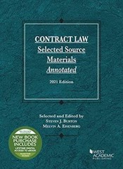 Contract Law, Selected Source Materials Annotated, 2021 Edition (Selected – GOOD