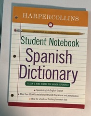 Skill Builders Spanish I by Carson-Dellosa & Spanish Notebook Dictionary