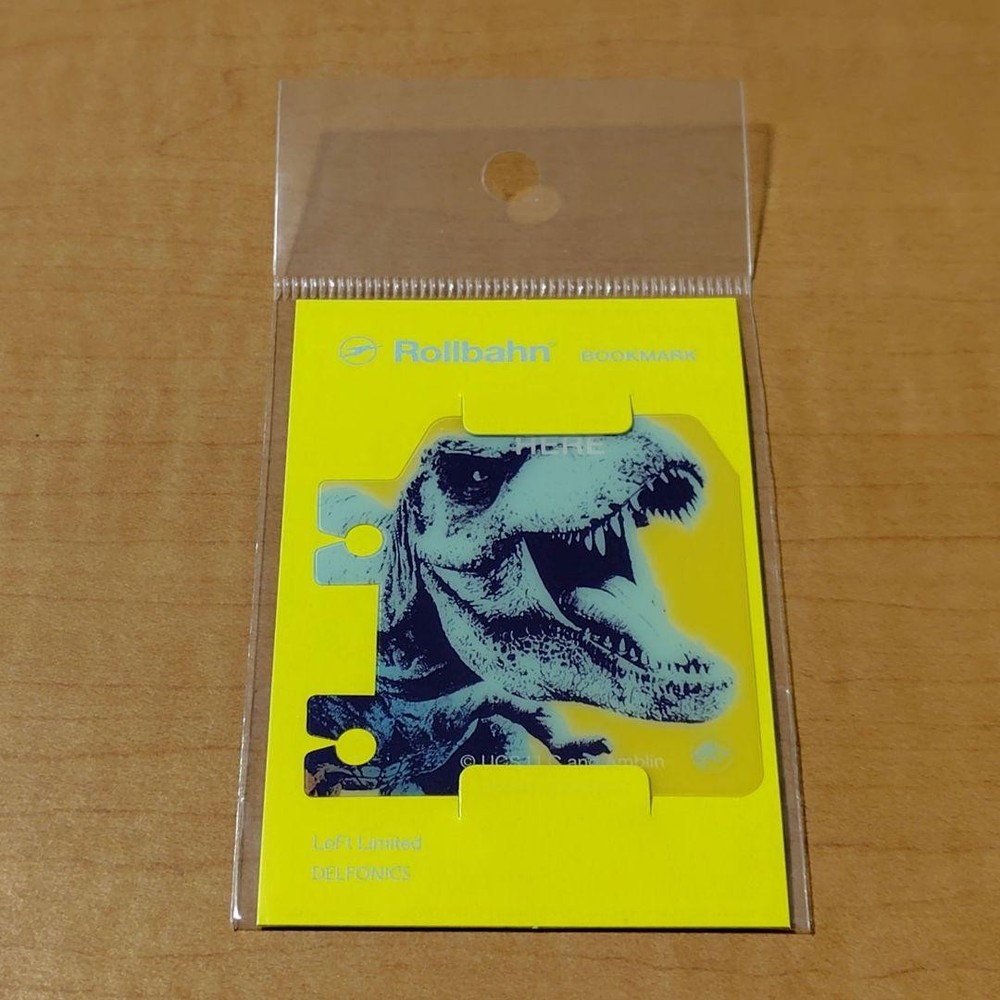 Jurassic World Tyrannosaurus Rollbahn Bookmark Loft Limited Edition 2.1×2.2in